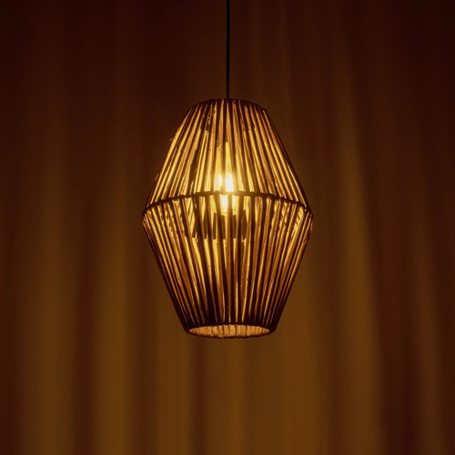 GLOBOSTAR® CASTILLO 205-0046 Boho Κρεμαστό Φωτιστικό Οροφής με Ντουί 1 x E27 AC 220-240V IP20 - Μπεζ - M26 x Π26 x Υ36cm GLOBOSTAR® CASTILLO 205-0046 Boho Κρεμαστό Φωτιστικό Οροφής με Ντουί 1 x E27 AC 220-240V IP20 - Μπεζ - M26 x Π26 x Υ36cm