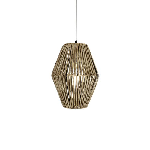 GLOBOSTAR® CASTILLO 205-0046 Boho Κρεμαστό Φωτιστικό Οροφής με Ντουί 1 x E27 AC 220-240V IP20 - Μπεζ - M26 x Π26 x Υ36cm GLOBOSTAR® CASTILLO 205-0046 Boho Κρεμαστό Φωτιστικό Οροφής με Ντουί 1 x E27 AC 220-240V IP20 - Μπεζ - M26 x Π26 x Υ36cm