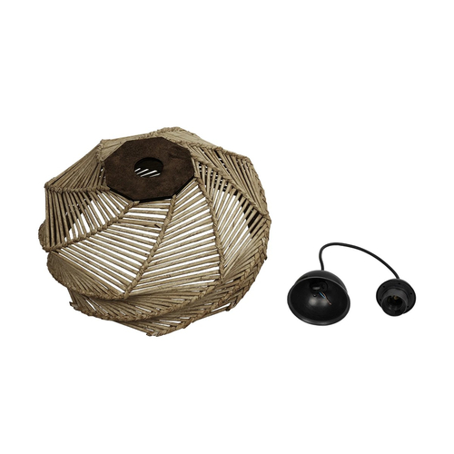 GLOBOSTAR® OLET 205-0049 Boho Κρεμαστό Φωτιστικό Οροφής με Ντουί 1 x E27 AC 220-240V IP20 - Μπεζ - M38 x Π38 x Υ23cm GLOBOSTAR® OLET 205-0049 Boho Κρεμαστό Φωτιστικό Οροφής με Ντουί 1 x E27 AC 220-240V IP20 - Μπεζ - M38 x Π38 x Υ23cm