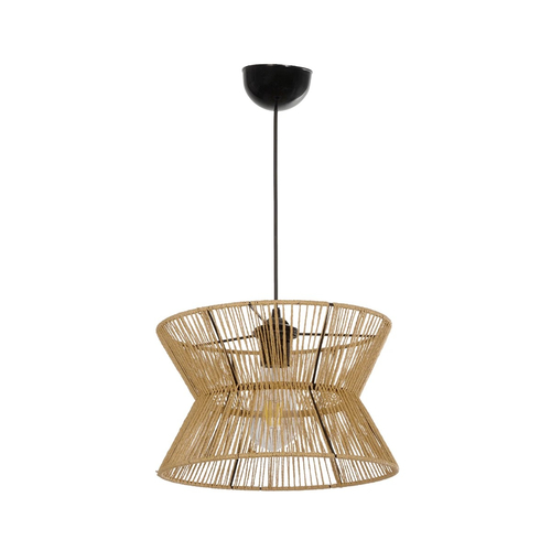 GLOBOSTAR® UPCONE 205-0055 Boho Κρεμαστό Φωτιστικό Οροφής με Ντουί 1 x E27 AC 220-240V IP20 - Μπεζ - M30 x Π30 x 21cm GLOBOSTAR® UPCONE 205-0055 Boho Κρεμαστό Φωτιστικό Οροφής με Ντουί 1 x E27 AC 220-240V IP20 - Μπεζ - M30 x Π30 x 21cm