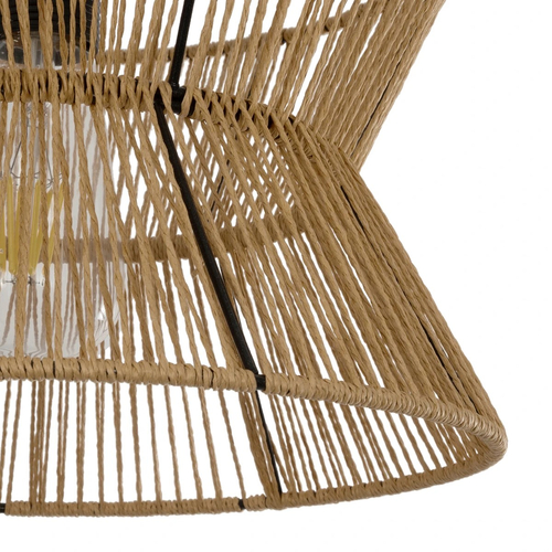 GLOBOSTAR® UPCONE 205-0055 Boho Κρεμαστό Φωτιστικό Οροφής με Ντουί 1 x E27 AC 220-240V IP20 - Μπεζ - M30 x Π30 x 21cm GLOBOSTAR® UPCONE 205-0055 Boho Κρεμαστό Φωτιστικό Οροφής με Ντουί 1 x E27 AC 220-240V IP20 - Μπεζ - M30 x Π30 x 21cm