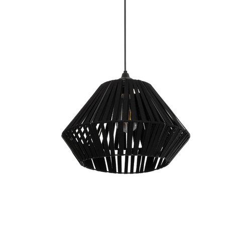 GLOBOSTAR® NUI 205-0061 Boho Κρεμαστό Φωτιστικό Οροφής με Ντουί 1 x E27 AC 220-240V IP20 - Μαύρο - M36 x Π36 x Υ27cm GLOBOSTAR® NUI 205-0061 Boho Κρεμαστό Φωτιστικό Οροφής με Ντουί 1 x E27 AC 220-240V IP20 - Μαύρο - M36 x Π36 x Υ27cm