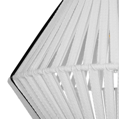 GLOBOSTAR® NUI 205-0063 Boho Κρεμαστό Φωτιστικό Οροφής με Ντουί 1 x E27 AC 220-240V IP20 - Λευκό - M36 x Π36 x Υ27cm GLOBOSTAR® NUI 205-0063 Boho Κρεμαστό Φωτιστικό Οροφής με Ντουί 1 x E27 AC 220-240V IP20 - Λευκό - M36 x Π36 x Υ27cm
