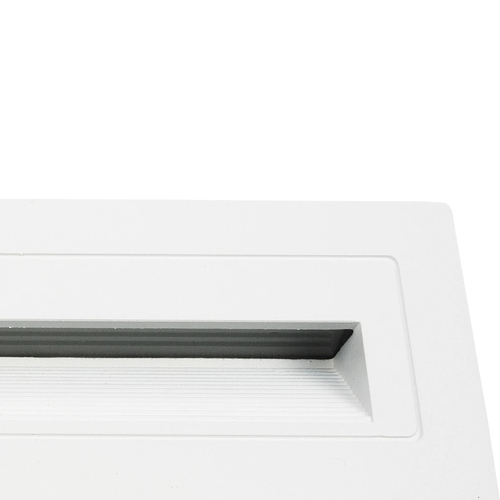 kelvo® STEPART KLV-101-0088 Μοντέρνο Χωνευτό Φωτιστικό Σκαλοπατιού - Διαδρόμου LED 6W 750lm 45° AC 220-240V Αδιάβροχο IP65 Θερμό Λευκό 2700K - Lumileds SMD Chip & TÜV SÜD Driver - Λευκό Ματ - Μ21 x Π5.5 x Υ6.5cm / Q20.3 x 5.6cm - 5 Χρόνια Εγγύηση