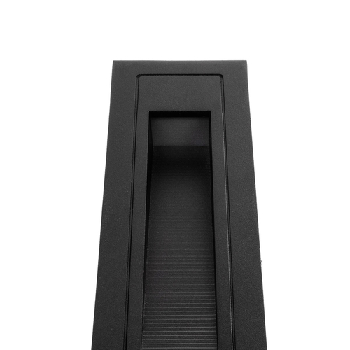 kelvo® STEPART KLV-101-0092 Μοντέρνο Χωνευτό Φωτιστικό Σκαλοπατιού - Διαδρόμου LED 7W 735lm 45° AC 220-240V Αδιάβροχο IP65 Θερμό Λευκό 2700K - Lumileds SMD Chip & TÜV SÜD Driver - Μαύρο Ματ - Μ6.5 x Π6.5 x Υ21cm / Q5.41 x 18.9cm - 5 Χρόνια Εγγύηση