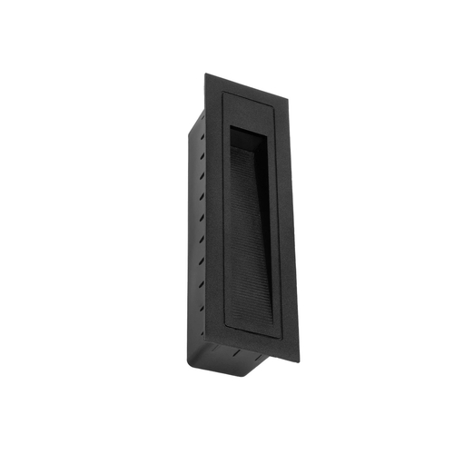 kelvo® STEPART KLV-101-0092 Μοντέρνο Χωνευτό Φωτιστικό Σκαλοπατιού - Διαδρόμου LED 7W 735lm 45° AC 220-240V Αδιάβροχο IP65 Θερμό Λευκό 2700K - Lumileds SMD Chip & TÜV SÜD Driver - Μαύρο Ματ - Μ6.5 x Π6.5 x Υ21cm / Q5.41 x 18.9cm - 5 Χρόνια Εγγύηση