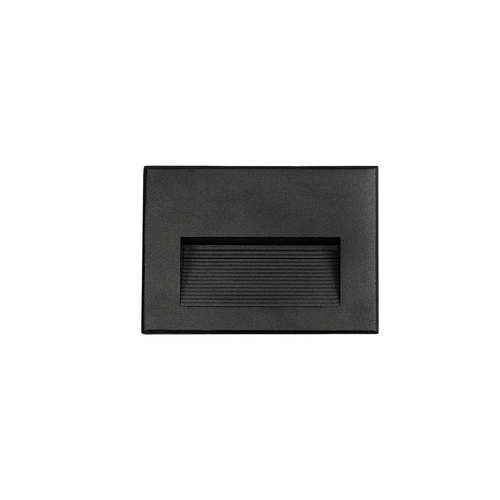 kelvo® STEPART KLV-101-0083 Μοντέρνο Χωνευτό Φωτιστικό Σκαλοπατιού - Διαδρόμου LED 6W 750lm 45° AC 220-240V Αδιάβροχο IP65 Θερμό Λευκό 2700K - Lumileds SMD Chip & TÜV SÜD Driver - Μαύρο Ματ - Μ11.5 x Π5.3 x Υ8.3cm / Q10.63 x 7.61cm - 5 Χρόνια Εγγύηση