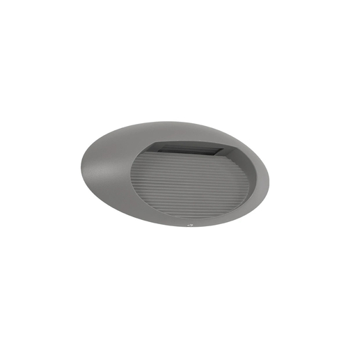 kelvo® STEPART KLV-101-0099 Μοντέρνο Φωτιστικό Σκαλοπατιού - Διαδρόμου LED 3W 375lm 45° AC 220-240V Αδιάβροχο IP65 Θερμό Λευκό 2700K - Lumileds SMD Chip & TÜV SÜD Driver - Γκρι Ανθρακί Ματ - Μ26 x Π5.5 x Υ13cm - 5 Χρόνια Εγγύηση