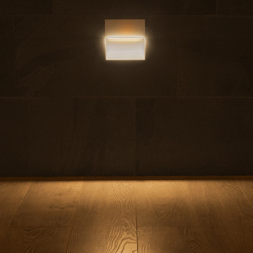 kelvo® STEPART KLV-101-0106 Μοντέρνο Φωτιστικό Σκαλοπατιού - Διαδρόμου LED 4W 500lm 45° AC 220-240V Αδιάβροχο IP65 Θερμό Λευκό 2700K - Lumileds SMD Chip & TÜV SÜD Driver - Λευκό Ματ - Μ15 x Π3.5 x Υ15cm - 5 Χρόνια Εγγύηση