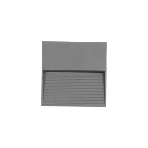 kelvo® STEPART KLV-101-0105 Μοντέρνο Φωτιστικό Σκαλοπατιού - Διαδρόμου LED 4W 500lm 45° AC 220-240V Αδιάβροχο IP65 Θερμό Λευκό 2700K - Lumileds SMD Chip & TÜV SÜD Driver - Γκρι Ανθρακί Ματ - Μ15 x Π3.5 x Υ15cm - 5 Χρόνια Εγγύηση