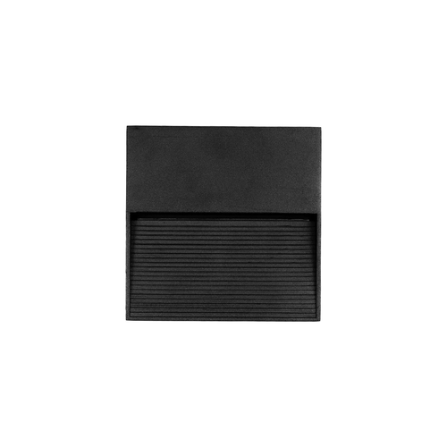 kelvo® STEPART KLV-101-0104 Μοντέρνο Φωτιστικό Σκαλοπατιού - Διαδρόμου LED 4W 500lm 45° AC 220-240V Αδιάβροχο IP65 Θερμό Λευκό 2700K - Lumileds SMD Chip & TÜV SÜD Driver - Μαύρο Ματ - Μ15 x Π3.5 x Υ15cm - 5 Χρόνια Εγγύηση