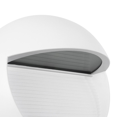 kelvo® STEPART KLV-101-0097 Μοντέρνο Φωτιστικό Σκαλοπατιού - Διαδρόμου LED 3W 375lm 45° AC 220-240V Αδιάβροχο IP65 Θερμό Λευκό 2700K - Lumileds SMD Chip & TÜV SÜD Driver - Λευκό Ματ - Μ16 x Π8 x Υ16cm - 5 Χρόνια Εγγύηση