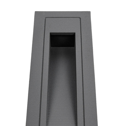 kelvo® STEPART KLV-101-0093 Μοντέρνο Χωνευτό Φωτιστικό Σκαλοπατιού - Διαδρόμου LED 7W 735lm 45° AC 220-240V Αδιάβροχο IP65 Θερμό Λευκό 2700K - Lumileds SMD Chip & TÜV SÜD Driver - Γκρι Ανθρακί Ματ - Μ6.5 x Π6.5 x Υ21cm / Q5.41 x 18.9cm - 5 Χρόνια Εγγύηση