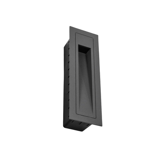 kelvo® STEPART KLV-101-0093 Μοντέρνο Χωνευτό Φωτιστικό Σκαλοπατιού - Διαδρόμου LED 7W 735lm 45° AC 220-240V Αδιάβροχο IP65 Θερμό Λευκό 2700K - Lumileds SMD Chip & TÜV SÜD Driver - Γκρι Ανθρακί Ματ - Μ6.5 x Π6.5 x Υ21cm / Q5.41 x 18.9cm - 5 Χρόνια Εγγύηση