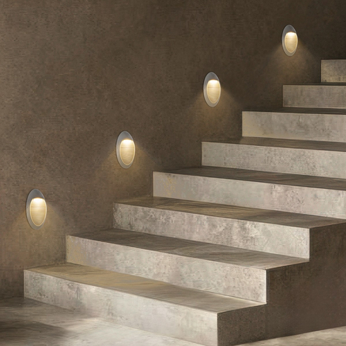 kelvo® STEPART KLV-101-0102 Μοντέρνο Φωτιστικό Σκαλοπατιού - Διαδρόμου LED 3W 375lm 45° AC 220-240V Αδιάβροχο IP65 Θερμό Λευκό 2700K - Lumileds SMD Chip & TÜV SÜD Driver - Γκρι Ανθρακί Ματ - Μ13 x Π5.5 x Υ26cm - 5 Χρόνια Εγγύηση