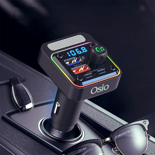 FM TRANSMITTER ΑΝΑΠΤΗΡΑ 12V ΜΕ BLUETOOTH OFT-4260BT ΦΟΡΤΙΣΤΗ USB TYPE-A + USB TYPE-C OSIO