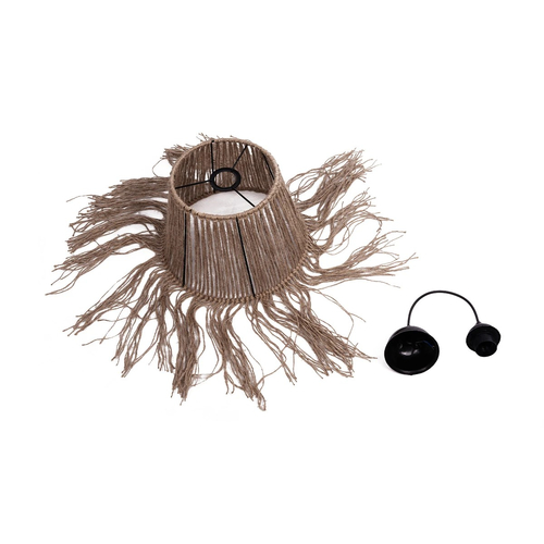 GLOBOSTAR® ROKA 205-0075 Boho Κρεμαστό Φωτιστικό Οροφής με Ντουί 1 x E27 AC 220-240V IP20 - Μπεζ - M30 x Π30 x Υ45cm GLOBOSTAR® ROKA 205-0075 Boho Κρεμαστό Φωτιστικό Οροφής με Ντουί 1 x E27 AC 220-240V IP20 - Μπεζ - M30 x Π30 x Υ45cm