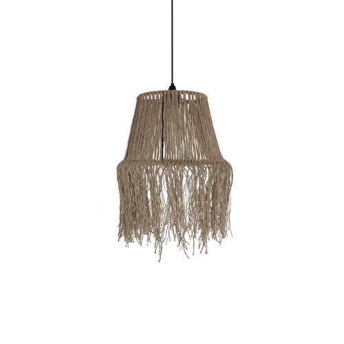 GLOBOSTAR® ROKA 205-0075 Boho Κρεμαστό Φωτιστικό Οροφής με Ντουί 1 x E27 AC 220-240V IP20 - Μπεζ - M30 x Π30 x Υ45cm GLOBOSTAR® ROKA 205-0075 Boho Κρεμαστό Φωτιστικό Οροφής με Ντουί 1 x E27 AC 220-240V IP20 - Μπεζ - M30 x Π30 x Υ45cm