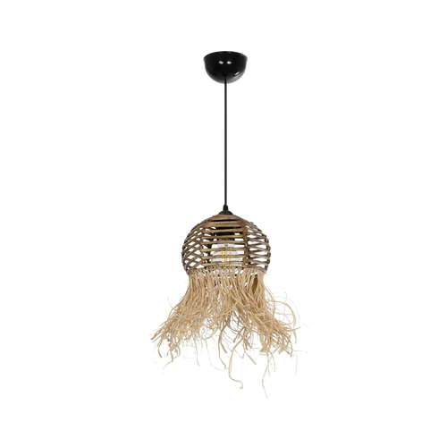 GLOBOSTAR® RIKTA 205-0077 Boho Κρεμαστό Φωτιστικό Οροφής με Ντουί 1 x E27 AC 220-240V IP20 - Μπεζ - M20 x Π20 x Υ30cm GLOBOSTAR® RIKTA 205-0077 Boho Κρεμαστό Φωτιστικό Οροφής με Ντουί 1 x E27 AC 220-240V IP20 - Μπεζ - M20 x Π20 x Υ30cm