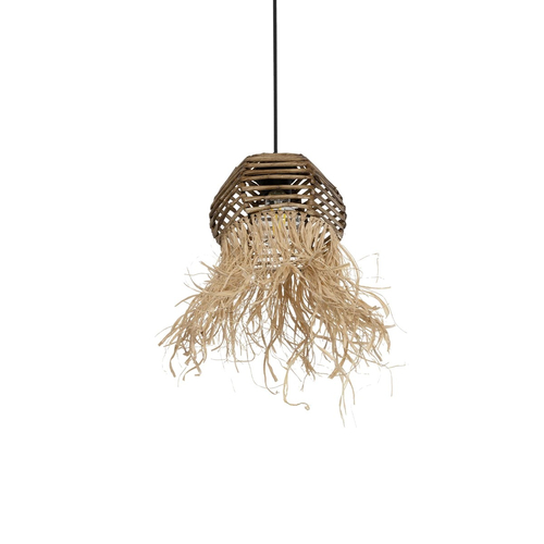 GLOBOSTAR® RIKTA 205-0077 Boho Κρεμαστό Φωτιστικό Οροφής με Ντουί 1 x E27 AC 220-240V IP20 - Μπεζ - M20 x Π20 x Υ30cm GLOBOSTAR® RIKTA 205-0077 Boho Κρεμαστό Φωτιστικό Οροφής με Ντουί 1 x E27 AC 220-240V IP20 - Μπεζ - M20 x Π20 x Υ30cm