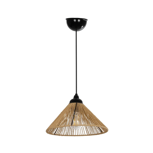 GLOBOSTAR® FUNIS 205-0084 Boho Κρεμαστό Φωτιστικό Οροφής με Ντουί 1 x E27 AC 220-240V IP20 - Μπεζ - M25 x Π25 x Υ16cm GLOBOSTAR® FUNIS 205-0084 Boho Κρεμαστό Φωτιστικό Οροφής με Ντουί 1 x E27 AC 220-240V IP20 - Μπεζ - M25 x Π25 x Υ16cm