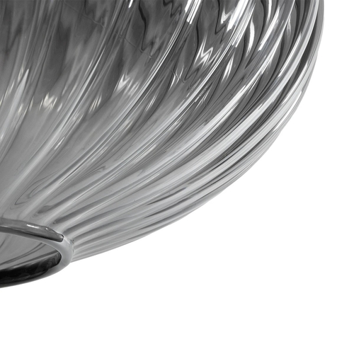 GLOBOSTAR® PERA 206-0010 Μοντέρνο Κρεμαστό Φωτιστικό Οροφής με Ντουί 1 x E27 AC 220-240V IP20 - Μαύρο Φιμέ - Μ30 x Π30 x Υ22cm GLOBOSTAR® PERA 206-0010 Μοντέρνο Κρεμαστό Φωτιστικό Οροφής με Ντουί 1 x E27 AC 220-240V IP20 - Μαύρο Φιμέ - Μ30 x Π30 x Υ22cm