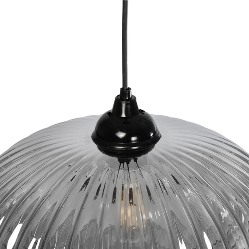 GLOBOSTAR® PERA 206-0010 Μοντέρνο Κρεμαστό Φωτιστικό Οροφής με Ντουί 1 x E27 AC 220-240V IP20 - Μαύρο Φιμέ - Μ30 x Π30 x Υ22cm GLOBOSTAR® PERA 206-0010 Μοντέρνο Κρεμαστό Φωτιστικό Οροφής με Ντουί 1 x E27 AC 220-240V IP20 - Μαύρο Φιμέ - Μ30 x Π30 x Υ22cm