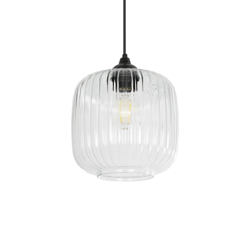 GLOBOSTAR® MELONI 206-0013 Μοντέρνο Κρεμαστό Φωτιστικό Οροφής με Ντουί 1 x E27 AC 220-240V IP20 - Διάφανο - Μ20 x Π20 x Υ24cm GLOBOSTAR® MELONI 206-0013 Μοντέρνο Κρεμαστό Φωτιστικό Οροφής με Ντουί 1 x E27 AC 220-240V IP20 - Διάφανο - Μ20 x Π20 x Υ24cm