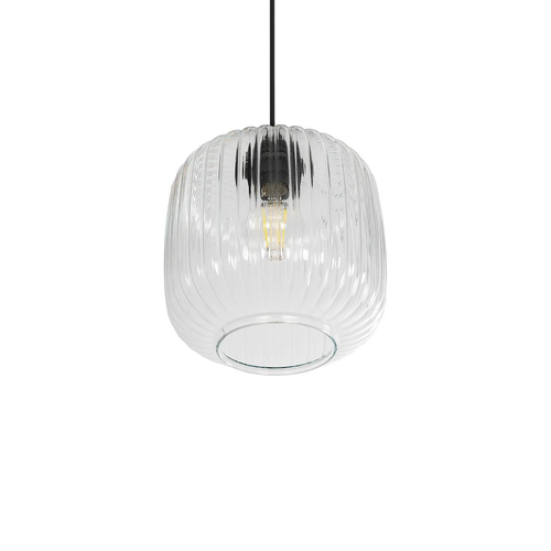 GLOBOSTAR® MELONI 206-0013 Μοντέρνο Κρεμαστό Φωτιστικό Οροφής με Ντουί 1 x E27 AC 220-240V IP20 - Διάφανο - Μ20 x Π20 x Υ24cm GLOBOSTAR® MELONI 206-0013 Μοντέρνο Κρεμαστό Φωτιστικό Οροφής με Ντουί 1 x E27 AC 220-240V IP20 - Διάφανο - Μ20 x Π20 x Υ24cm