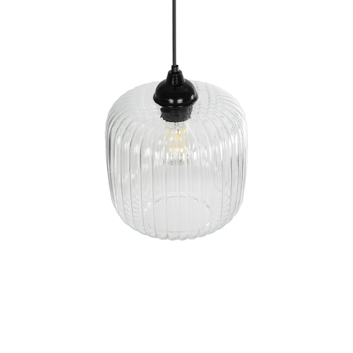 GLOBOSTAR® MELONI 206-0013 Μοντέρνο Κρεμαστό Φωτιστικό Οροφής με Ντουί 1 x E27 AC 220-240V IP20 - Διάφανο - Μ20 x Π20 x Υ24cm GLOBOSTAR® MELONI 206-0013 Μοντέρνο Κρεμαστό Φωτιστικό Οροφής με Ντουί 1 x E27 AC 220-240V IP20 - Διάφανο - Μ20 x Π20 x Υ24cm