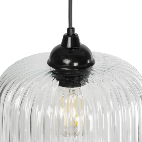 GLOBOSTAR® MELONI 206-0013 Μοντέρνο Κρεμαστό Φωτιστικό Οροφής με Ντουί 1 x E27 AC 220-240V IP20 - Διάφανο - Μ20 x Π20 x Υ24cm GLOBOSTAR® MELONI 206-0013 Μοντέρνο Κρεμαστό Φωτιστικό Οροφής με Ντουί 1 x E27 AC 220-240V IP20 - Διάφανο - Μ20 x Π20 x Υ24cm