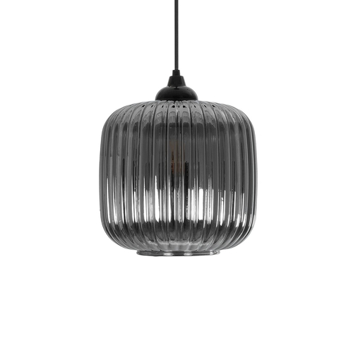 GLOBOSTAR® MELONI 206-0014 Μοντέρνο Κρεμαστό Φωτιστικό Οροφής με Ντουί 1 x E27 AC 220-240V IP20 - Μαύρο Φιμέ - Μ20 x Π20 x Υ24cm GLOBOSTAR® MELONI 206-0014 Μοντέρνο Κρεμαστό Φωτιστικό Οροφής με Ντουί 1 x E27 AC 220-240V IP20 - Μαύρο Φιμέ - Μ20 x Π20 x Υ24cm