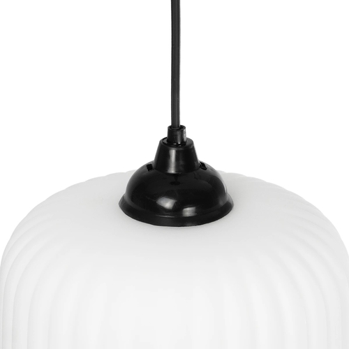 GLOBOSTAR® MELONI 206-0015 Μοντέρνο Κρεμαστό Φωτιστικό Οροφής με Ντουί 1 x E27 AC 220-240V IP20 - Λευκό - Μ20 x Π20 x Υ20cm GLOBOSTAR® MELONI 206-0015 Μοντέρνο Κρεμαστό Φωτιστικό Οροφής με Ντουί 1 x E27 AC 220-240V IP20 - Λευκό - Μ20 x Π20 x Υ20cm