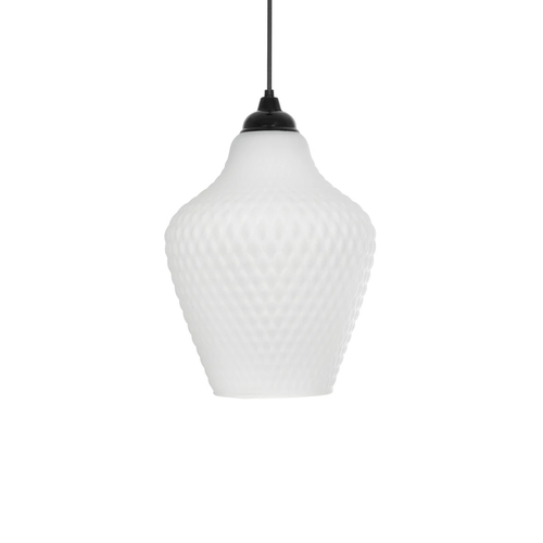 GLOBOSTAR® SKLO 206-0023 Μοντέρνο Κρεμαστό Φωτιστικό Οροφής με Ντουί 1 x E27 AC 220-240V IP20 - Λευκό - Μ22 x Π22 x Υ31cm GLOBOSTAR® SKLO 206-0023 Μοντέρνο Κρεμαστό Φωτιστικό Οροφής με Ντουί 1 x E27 AC 220-240V IP20 - Λευκό - Μ22 x Π22 x Υ31cm