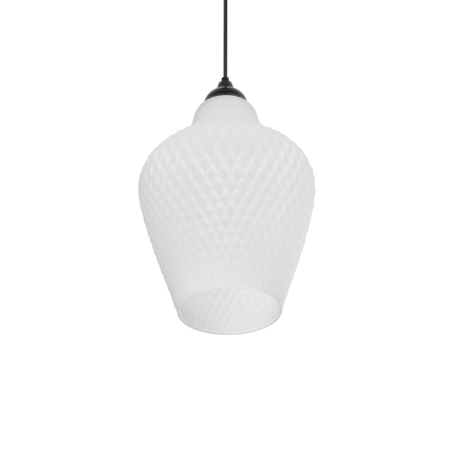 GLOBOSTAR® SKLO 206-0023 Μοντέρνο Κρεμαστό Φωτιστικό Οροφής με Ντουί 1 x E27 AC 220-240V IP20 - Λευκό - Μ22 x Π22 x Υ31cm GLOBOSTAR® SKLO 206-0023 Μοντέρνο Κρεμαστό Φωτιστικό Οροφής με Ντουί 1 x E27 AC 220-240V IP20 - Λευκό - Μ22 x Π22 x Υ31cm