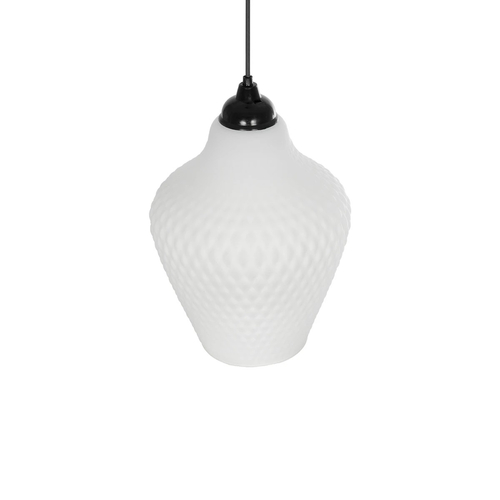 GLOBOSTAR® SKLO 206-0023 Μοντέρνο Κρεμαστό Φωτιστικό Οροφής με Ντουί 1 x E27 AC 220-240V IP20 - Λευκό - Μ22 x Π22 x Υ31cm GLOBOSTAR® SKLO 206-0023 Μοντέρνο Κρεμαστό Φωτιστικό Οροφής με Ντουί 1 x E27 AC 220-240V IP20 - Λευκό - Μ22 x Π22 x Υ31cm