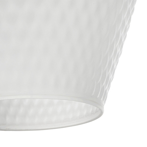 GLOBOSTAR® SKLO 206-0023 Μοντέρνο Κρεμαστό Φωτιστικό Οροφής με Ντουί 1 x E27 AC 220-240V IP20 - Λευκό - Μ22 x Π22 x Υ31cm GLOBOSTAR® SKLO 206-0023 Μοντέρνο Κρεμαστό Φωτιστικό Οροφής με Ντουί 1 x E27 AC 220-240V IP20 - Λευκό - Μ22 x Π22 x Υ31cm