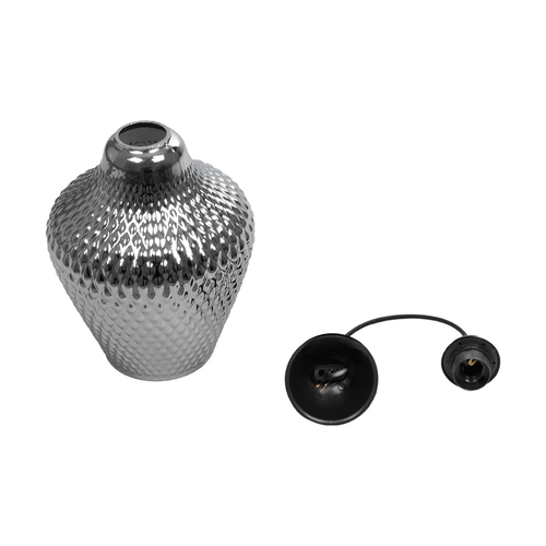 GLOBOSTAR® SKLO 206-0024 Μοντέρνο Κρεμαστό Φωτιστικό Οροφής με Ντουί 1 x E27 AC 220-240V IP20 - Μαύρο Φιμέ - Μ22 x Π22 x Υ31cm GLOBOSTAR® SKLO 206-0024 Μοντέρνο Κρεμαστό Φωτιστικό Οροφής με Ντουί 1 x E27 AC 220-240V IP20 - Μαύρο Φιμέ - Μ22 x Π22 x Υ31cm