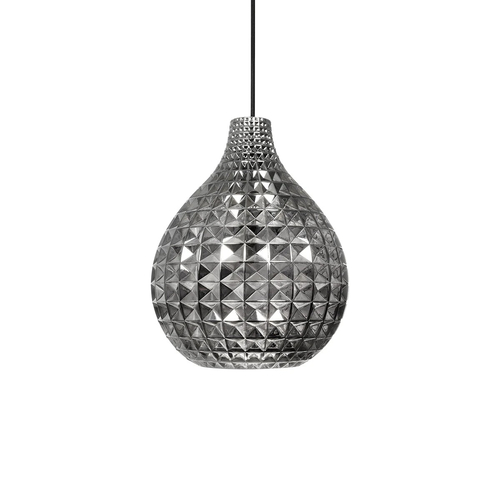 GLOBOSTAR® BASTIK 206-0026 Μοντέρνο Κρεμαστό Φωτιστικό Οροφής με Ντουί 1 x E27 AC 220-240V IP20 - Μαύρο Φιμέ - Μ22 x Π22 x Υ26cm GLOBOSTAR® BASTIK 206-0026 Μοντέρνο Κρεμαστό Φωτιστικό Οροφής με Ντουί 1 x E27 AC 220-240V IP20 - Μαύρο Φιμέ - Μ22 x Π22 x Υ26cm