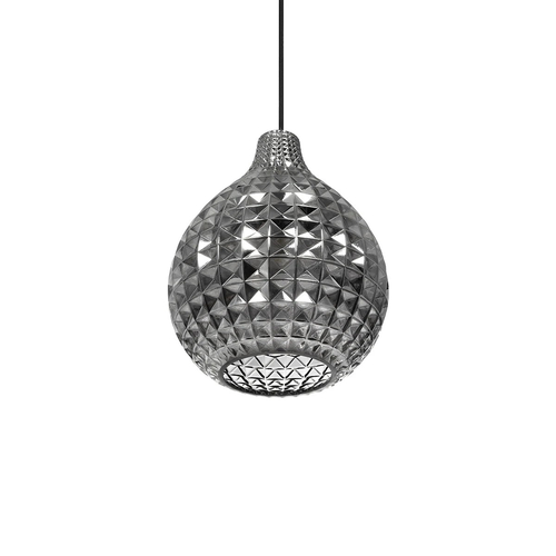 GLOBOSTAR® BASTIK 206-0026 Μοντέρνο Κρεμαστό Φωτιστικό Οροφής με Ντουί 1 x E27 AC 220-240V IP20 - Μαύρο Φιμέ - Μ22 x Π22 x Υ26cm GLOBOSTAR® BASTIK 206-0026 Μοντέρνο Κρεμαστό Φωτιστικό Οροφής με Ντουί 1 x E27 AC 220-240V IP20 - Μαύρο Φιμέ - Μ22 x Π22 x Υ26cm