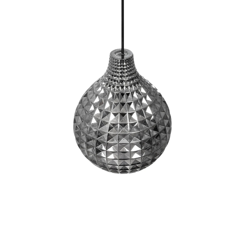 GLOBOSTAR® BASTIK 206-0026 Μοντέρνο Κρεμαστό Φωτιστικό Οροφής με Ντουί 1 x E27 AC 220-240V IP20 - Μαύρο Φιμέ - Μ22 x Π22 x Υ26cm GLOBOSTAR® BASTIK 206-0026 Μοντέρνο Κρεμαστό Φωτιστικό Οροφής με Ντουί 1 x E27 AC 220-240V IP20 - Μαύρο Φιμέ - Μ22 x Π22 x Υ26cm