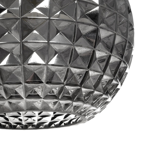 GLOBOSTAR® BASTIK 206-0026 Μοντέρνο Κρεμαστό Φωτιστικό Οροφής με Ντουί 1 x E27 AC 220-240V IP20 - Μαύρο Φιμέ - Μ22 x Π22 x Υ26cm GLOBOSTAR® BASTIK 206-0026 Μοντέρνο Κρεμαστό Φωτιστικό Οροφής με Ντουί 1 x E27 AC 220-240V IP20 - Μαύρο Φιμέ - Μ22 x Π22 x Υ26cm