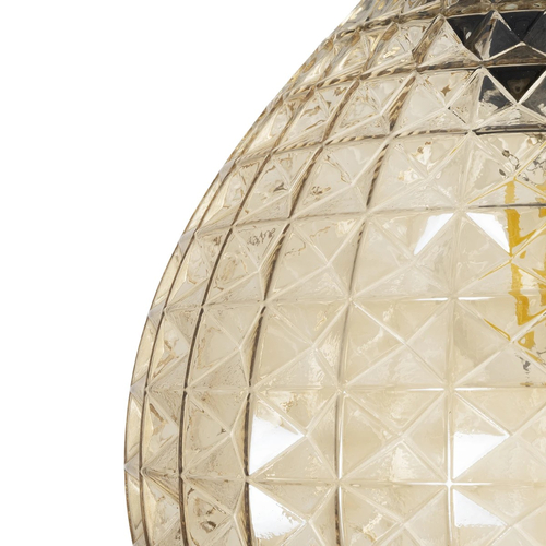 GLOBOSTAR® BASTIK 206-0027 Μοντέρνο Κρεμαστό Φωτιστικό Οροφής με Ντουί 1 x E27 AC 220-240V IP20 - Mελί - Μ22 x Π22 x Υ26cm GLOBOSTAR® BASTIK 206-0027 Μοντέρνο Κρεμαστό Φωτιστικό Οροφής με Ντουί 1 x E27 AC 220-240V IP20 - Mελί - Μ22 x Π22 x Υ26cm