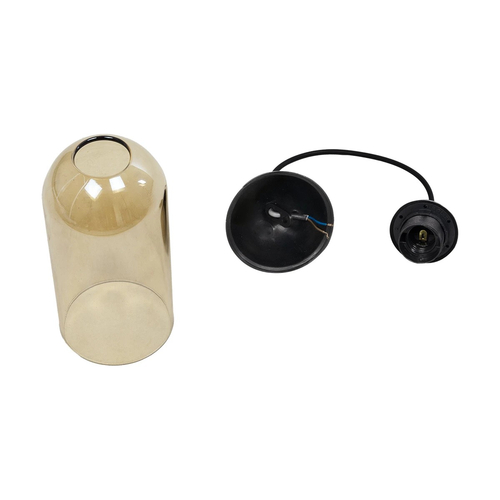 GLOBOSTAR® TUBE 206-0031 Μοντέρνο Κρεμαστό Φωτιστικό Οροφής με Ντουί 1 x E27 AC 220-240V IP20 - Mελί - Μ10 x Π10 x Υ24cm GLOBOSTAR® TUBE 206-0031 Μοντέρνο Κρεμαστό Φωτιστικό Οροφής με Ντουί 1 x E27 AC 220-240V IP20 - Mελί - Μ10 x Π10 x Υ24cm