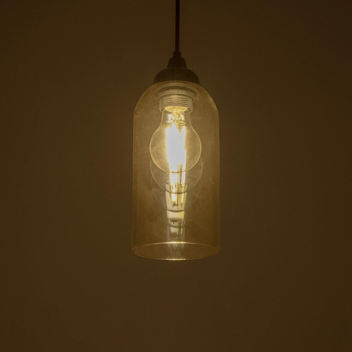 GLOBOSTAR® TUBE 206-0031 Μοντέρνο Κρεμαστό Φωτιστικό Οροφής με Ντουί 1 x E27 AC 220-240V IP20 - Mελί - Μ10 x Π10 x Υ24cm GLOBOSTAR® TUBE 206-0031 Μοντέρνο Κρεμαστό Φωτιστικό Οροφής με Ντουί 1 x E27 AC 220-240V IP20 - Mελί - Μ10 x Π10 x Υ24cm