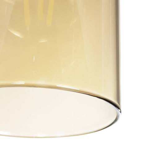 GLOBOSTAR® TUBE 206-0031 Μοντέρνο Κρεμαστό Φωτιστικό Οροφής με Ντουί 1 x E27 AC 220-240V IP20 - Mελί - Μ10 x Π10 x Υ24cm GLOBOSTAR® TUBE 206-0031 Μοντέρνο Κρεμαστό Φωτιστικό Οροφής με Ντουί 1 x E27 AC 220-240V IP20 - Mελί - Μ10 x Π10 x Υ24cm