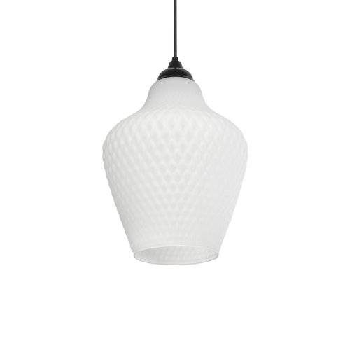 GLOBOSTAR® SKLO 206-0023 Μοντέρνο Κρεμαστό Φωτιστικό Οροφής με Ντουί 1 x E27 AC 220-240V IP20 - Λευκό - Μ22 x Π22 x Υ31cm GLOBOSTAR® SKLO 206-0023 Μοντέρνο Κρεμαστό Φωτιστικό Οροφής με Ντουί 1 x E27 AC 220-240V IP20 - Λευκό - Μ22 x Π22 x Υ31cm