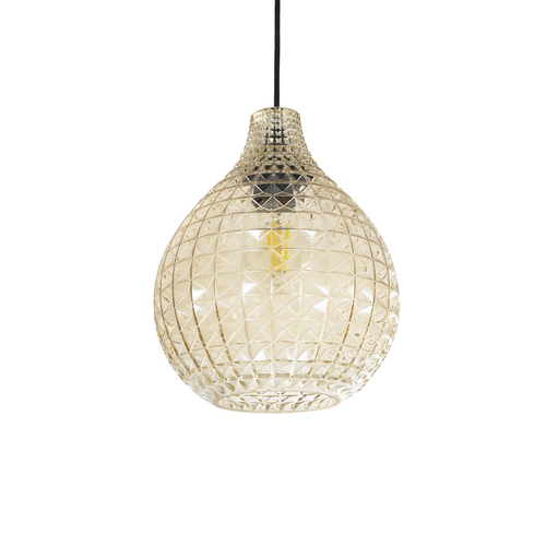 GLOBOSTAR® BASTIK 206-0027 Μοντέρνο Κρεμαστό Φωτιστικό Οροφής με Ντουί 1 x E27 AC 220-240V IP20 - Mελί - Μ22 x Π22 x Υ26cm GLOBOSTAR® BASTIK 206-0027 Μοντέρνο Κρεμαστό Φωτιστικό Οροφής με Ντουί 1 x E27 AC 220-240V IP20 - Mελί - Μ22 x Π22 x Υ26cm