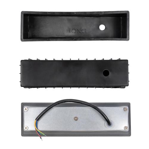 kelvo® STEPART KLV-101-0087 Μοντέρνο Χωνευτό Φωτιστικό Σκαλοπατιού - Διαδρόμου LED 6W 750lm 45° AC 220-240V Αδιάβροχο IP65 Θερμό Λευκό 2700K - Lumileds SMD Chip & TÜV SÜD Driver - Γκρι Ανθρακί Ματ - Μ21 x Π5.5 x Υ6.5cm  / Q20.3 x 5.6cm - 5 Χρόνια Εγγύηση