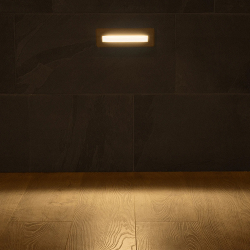 kelvo® STEPART KLV-101-0087 Μοντέρνο Χωνευτό Φωτιστικό Σκαλοπατιού - Διαδρόμου LED 6W 750lm 45° AC 220-240V Αδιάβροχο IP65 Θερμό Λευκό 2700K - Lumileds SMD Chip & TÜV SÜD Driver - Γκρι Ανθρακί Ματ - Μ21 x Π5.5 x Υ6.5cm  / Q20.3 x 5.6cm - 5 Χρόνια Εγγύηση